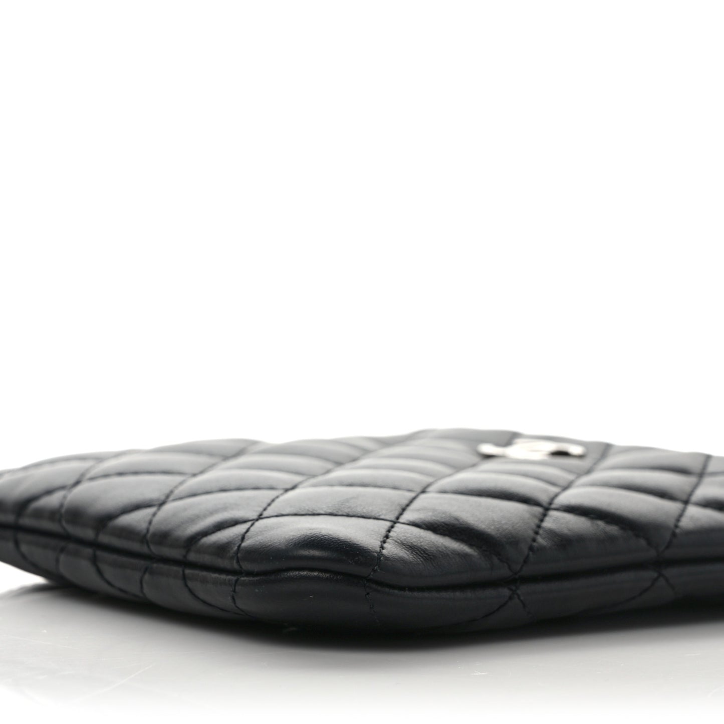 Lambskin Quilted Crossbody Bag Black