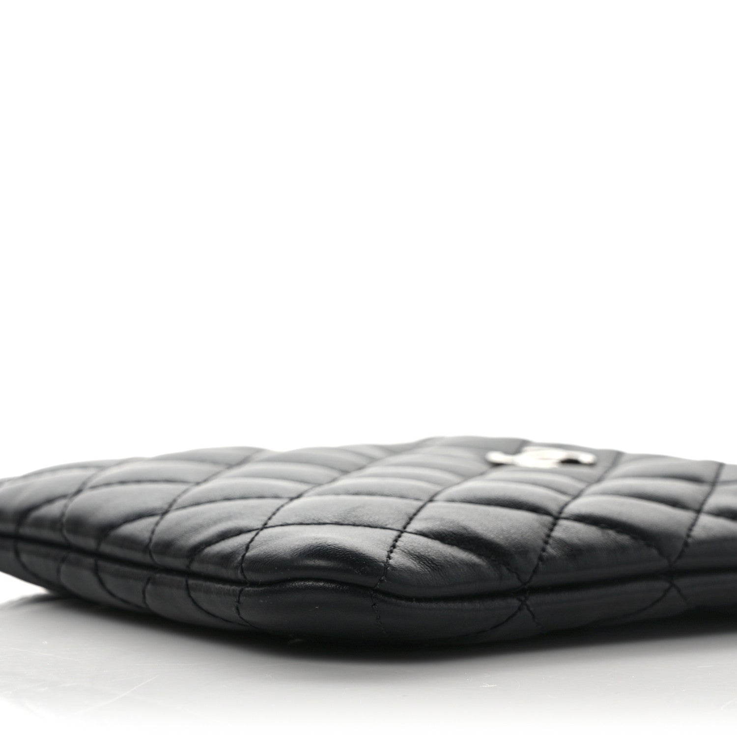 Chanel Lambskin Quilted Crossbody Bag Black 8 of 8