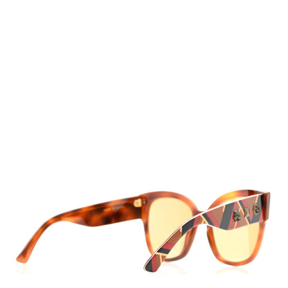 Gucci Acetate Square Frame Sunglasses GG0059S Multicolor 4 of 7