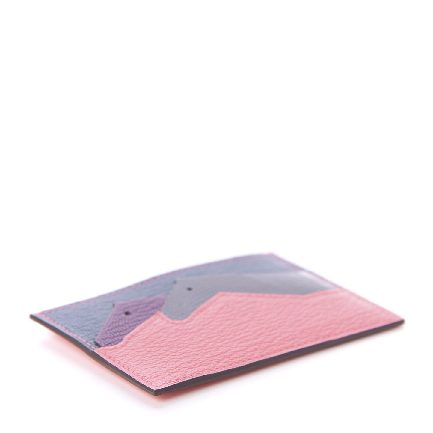 Chevre Mysore Lizard Les Petits Chevaux Card Holder Rose Ete