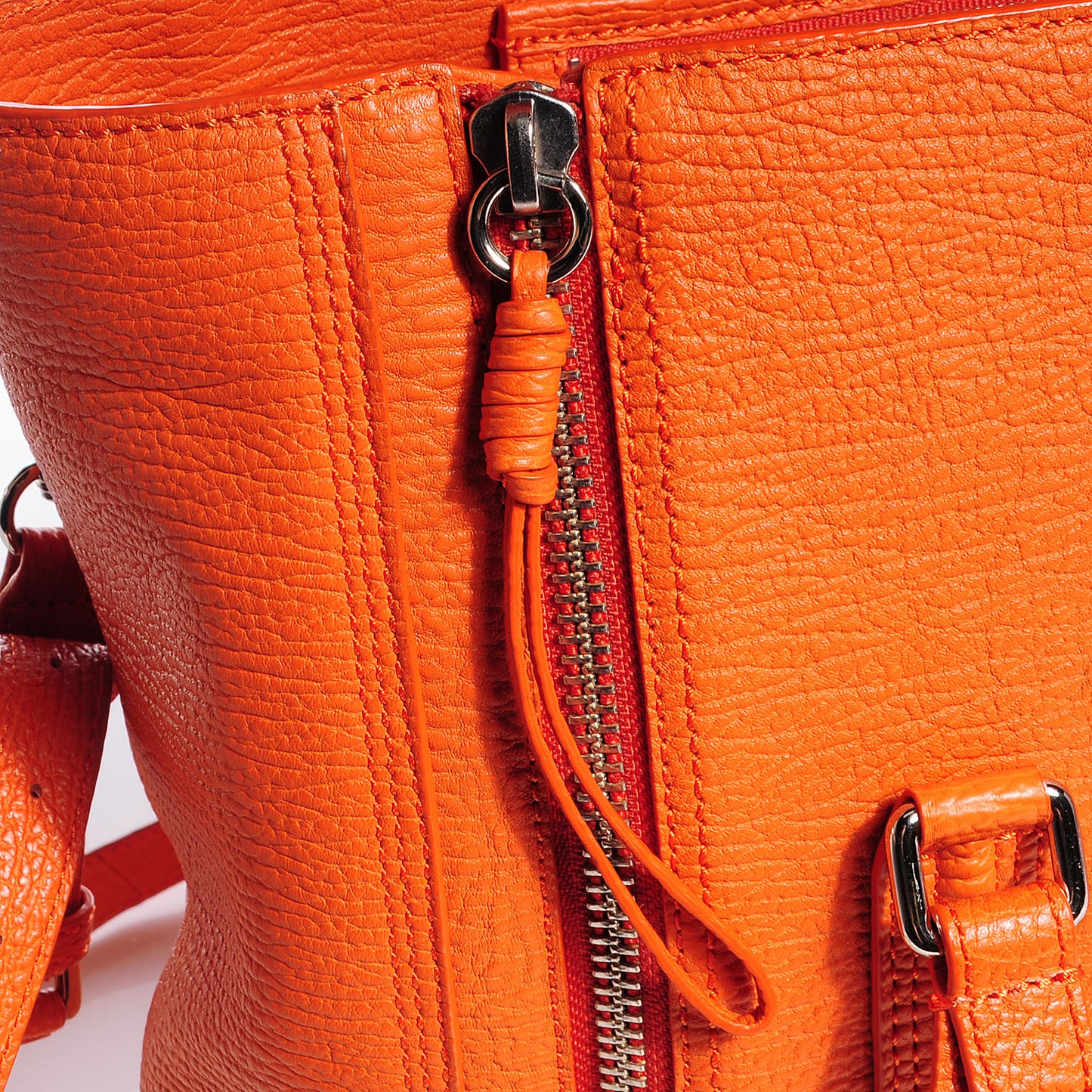 3.1 Leather Large Pashli Satchel Mandarin