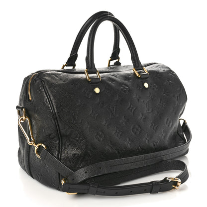 Louis Vuitton LOUIS VUITTON Empreinte Speedy Bandouliere 30 Black 2 of 13