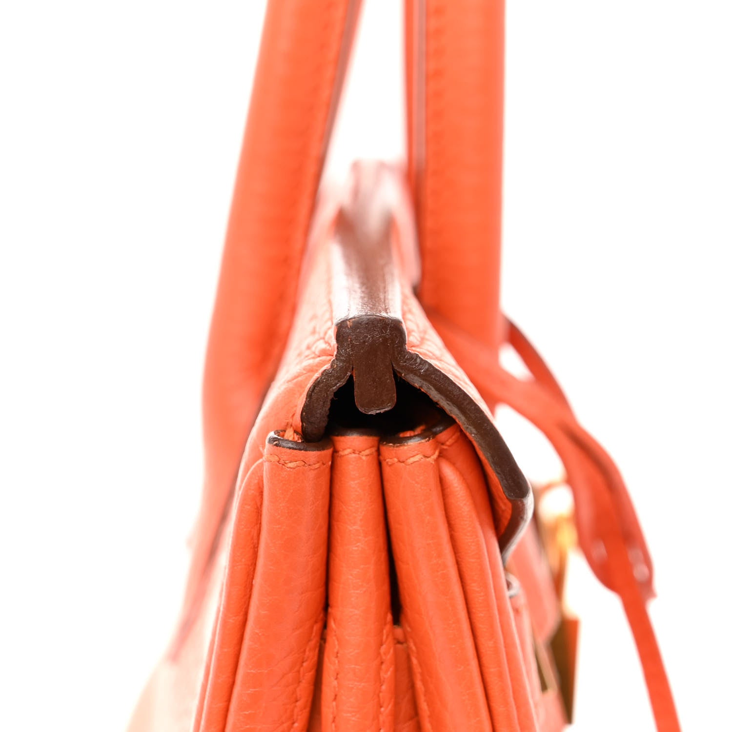 Hermes Taurillon Clemence Birkin 30 Feu 12 of 14