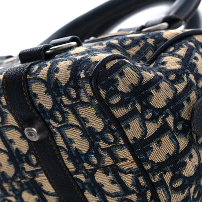 Christian Dior Monogram Boston Navy Blue 13 of 15