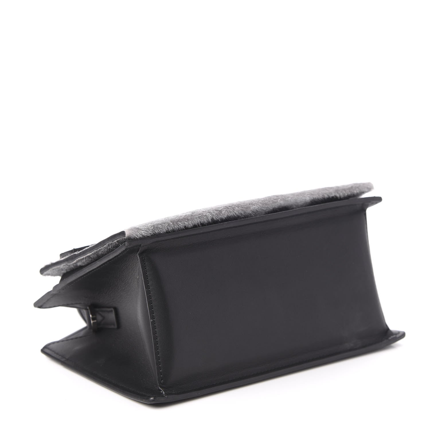 MCM Calfskin Lux Calf Hair Mini Milano Tote Black 4 of 9