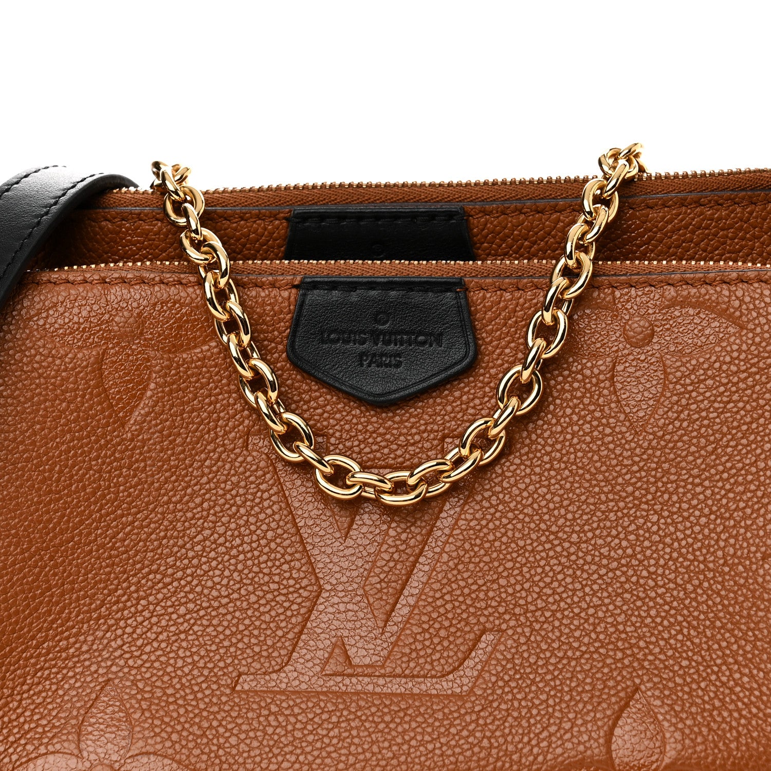 Louis Vuitton Empreinte Monogram Giant Wild At Heart Multi Pochette Accessories Caramel 8 of 11