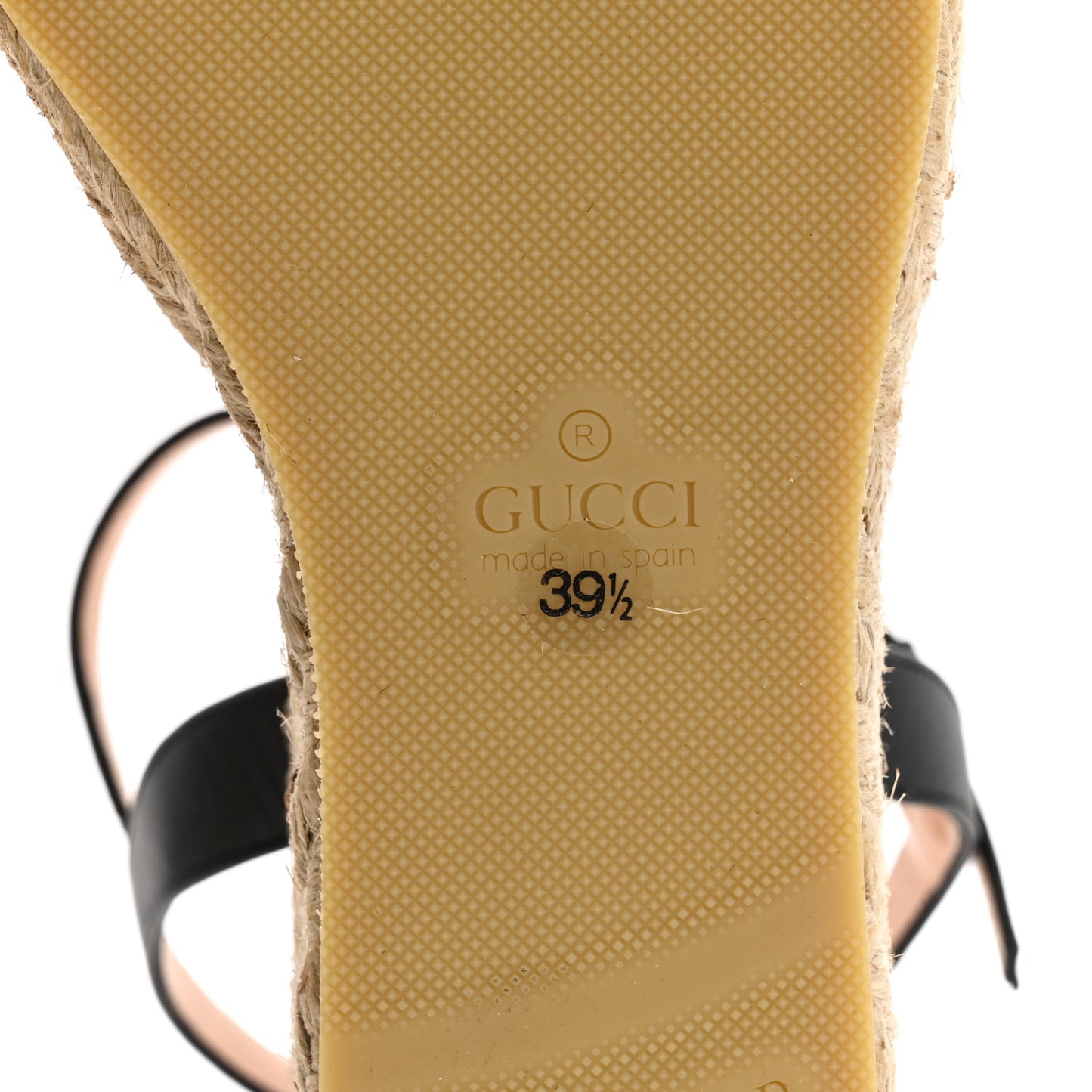 Galassia Aitana Espadrille 10/95mm Wedge Sandals 39.5 Black