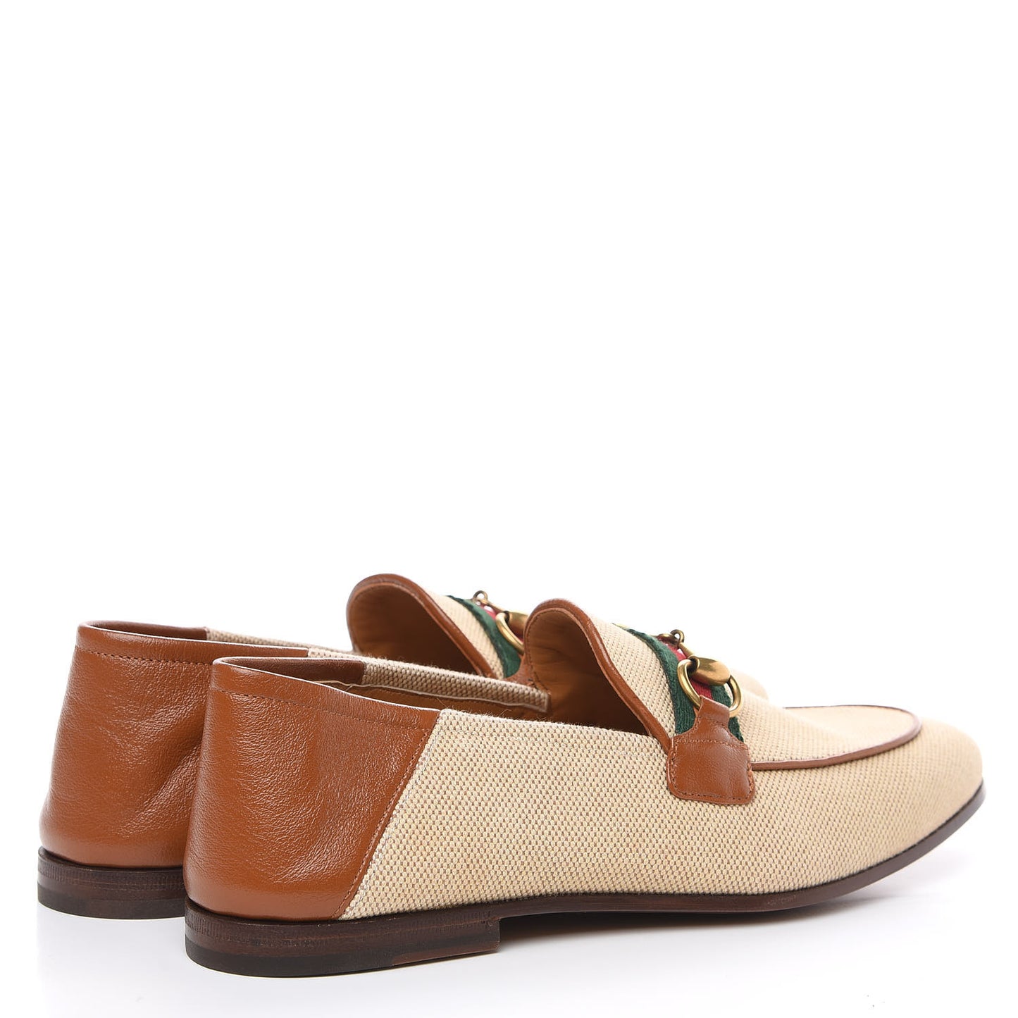 Canvas Web Mens Brixton Horsebit Loafers 6.5 Sand Light Cuir