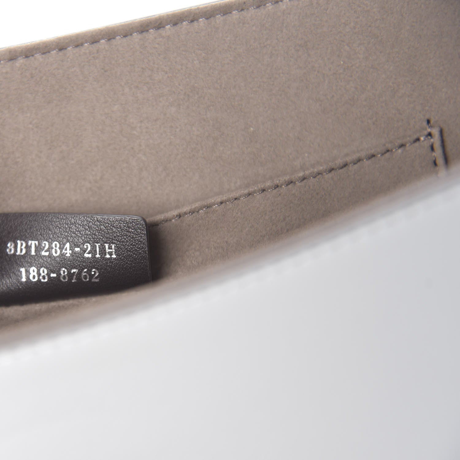 Fendi Vitello Century Opaco F is Fendi Kan I Shoulder Bag Grigio Perla 6 of 9
