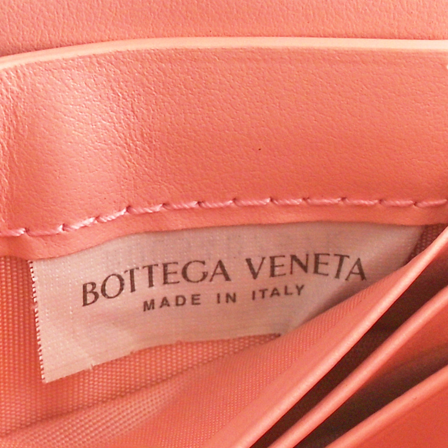 Nappa Intrecciato Long Andiamo Top Handle Clutch Rose