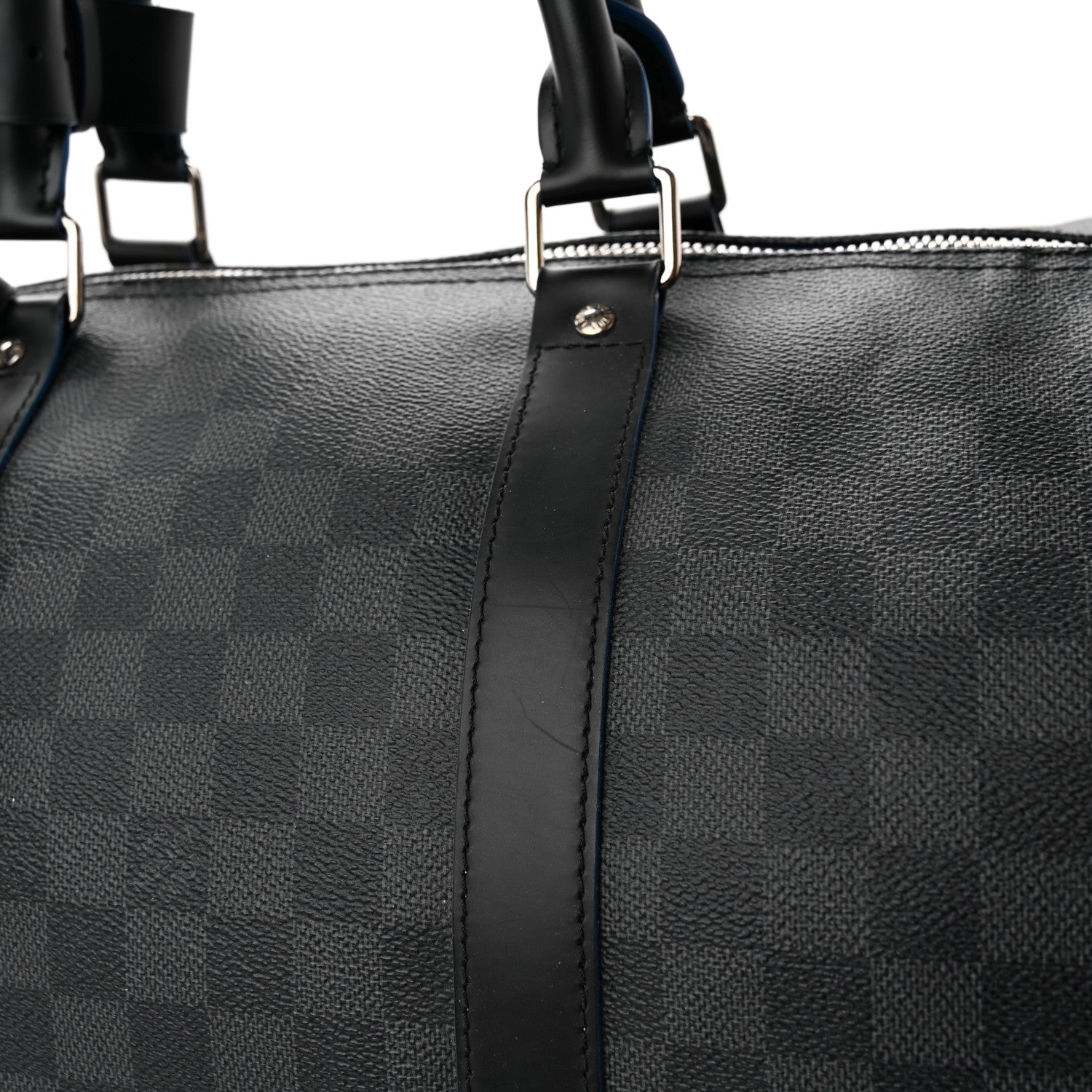 Louis Vuitton Damier Cobalt Keepall Bandouliere 55 12 of 15
