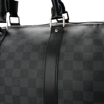 Louis Vuitton Damier Cobalt Keepall Bandouliere 55 12 of 15