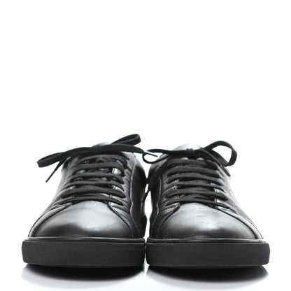 Saint Laurent Calfskin Mens Andy Low Top Sneakers 47 Black 2 of 8