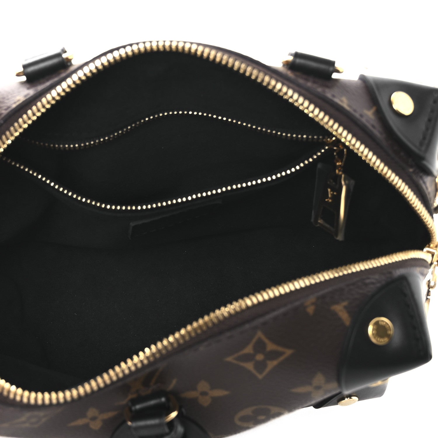 Louis Vuitton Monogram Petite Malle Souple Black 5 of 12
