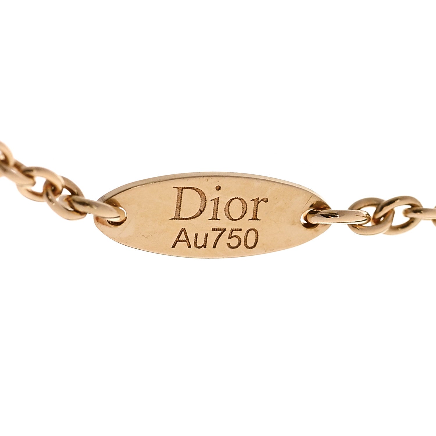 Christian Dior 18K Yellow Gold Diamond Dioramour Bracelet 3 of 5
