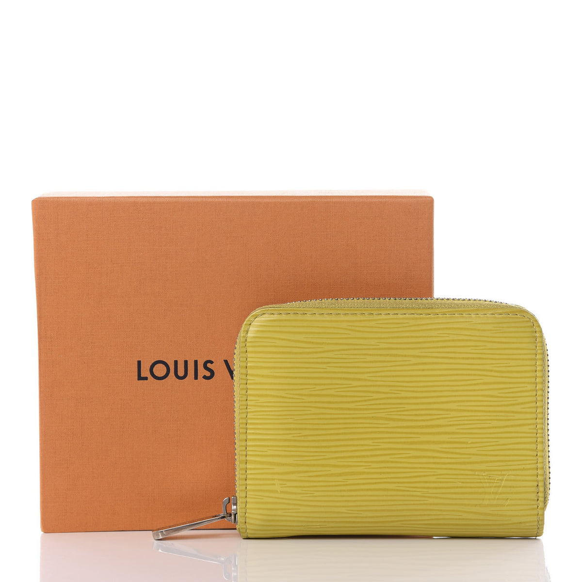 Epi Zippy Coin Purse Pistache