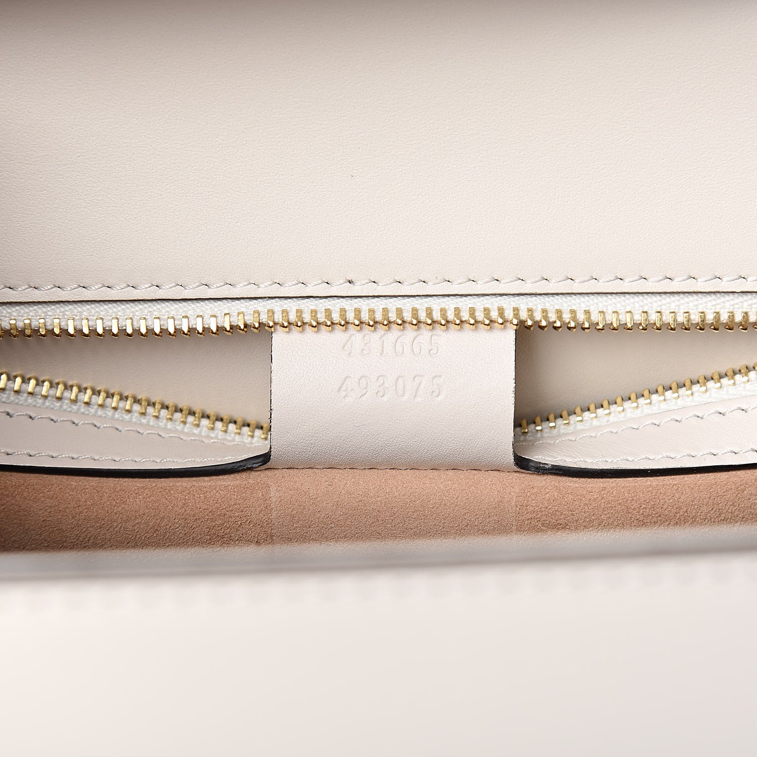 Gucci Calfskin Embroidered Medium Sylvie Top Handle Bag White 7 of 10