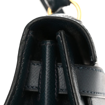 Hermes Courchevel Kelly Sellier 28 Bleu Marine 18 of 18