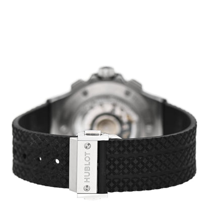 Hublot Stainless Steel Rubber Diamond Pave Bezel 41mm Big Bang Automatic Watch Black 341.SX.130.RX.114 3 of 5