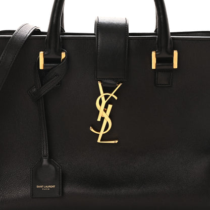 Saint Laurent Smooth Calfskin Small Monogram Cabas Black 7 of 9