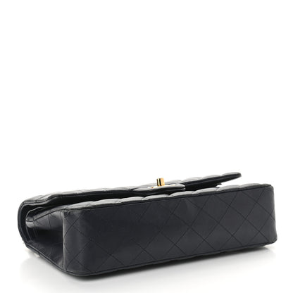 Chanel Lambskin Quilted Medium Double Flap Navy 4 of 9