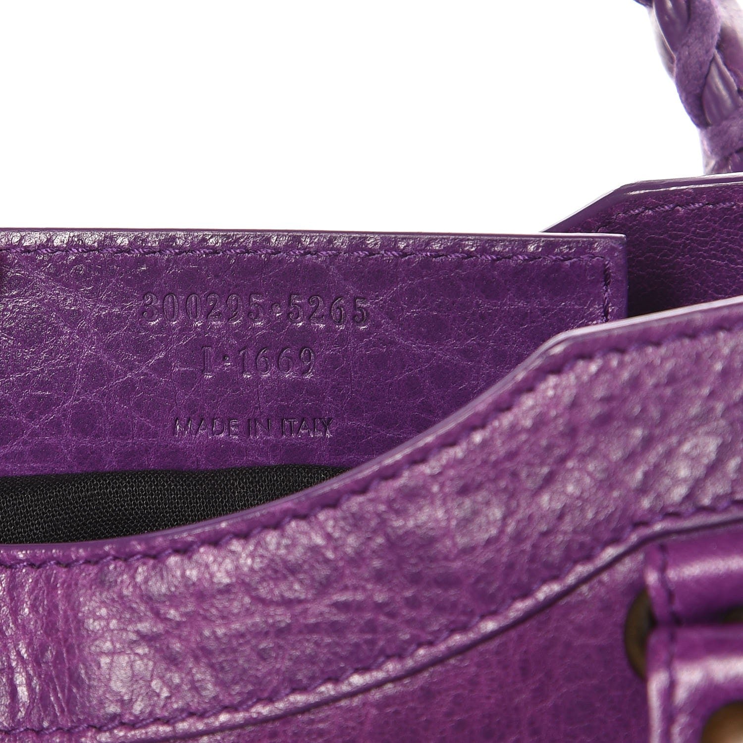 Balenciaga Agneau Giant 12 Silver Hardware Mini City Ultraviolet 8 of 10