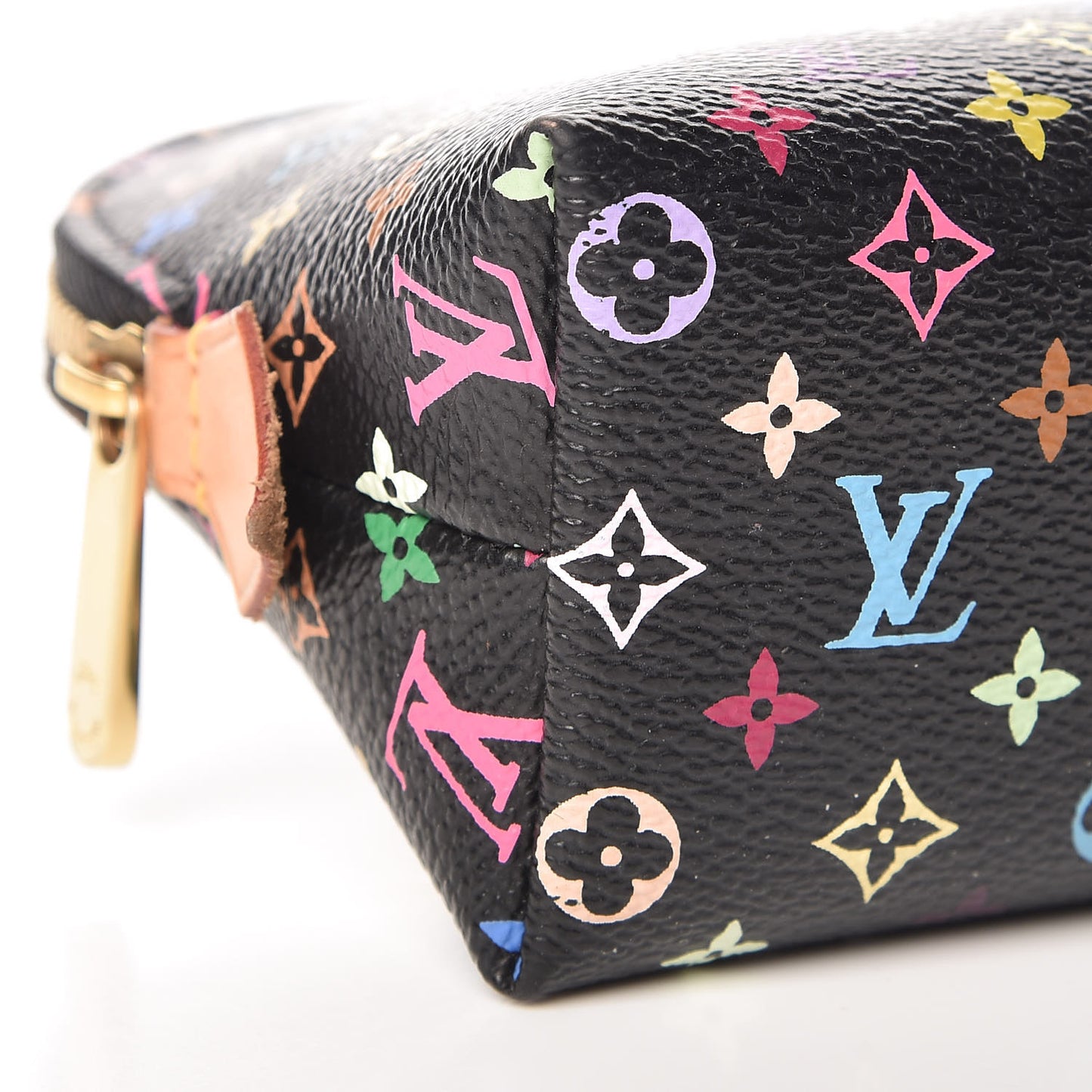 Monogram Multicolor Cosmetic Pouch Black Grenade