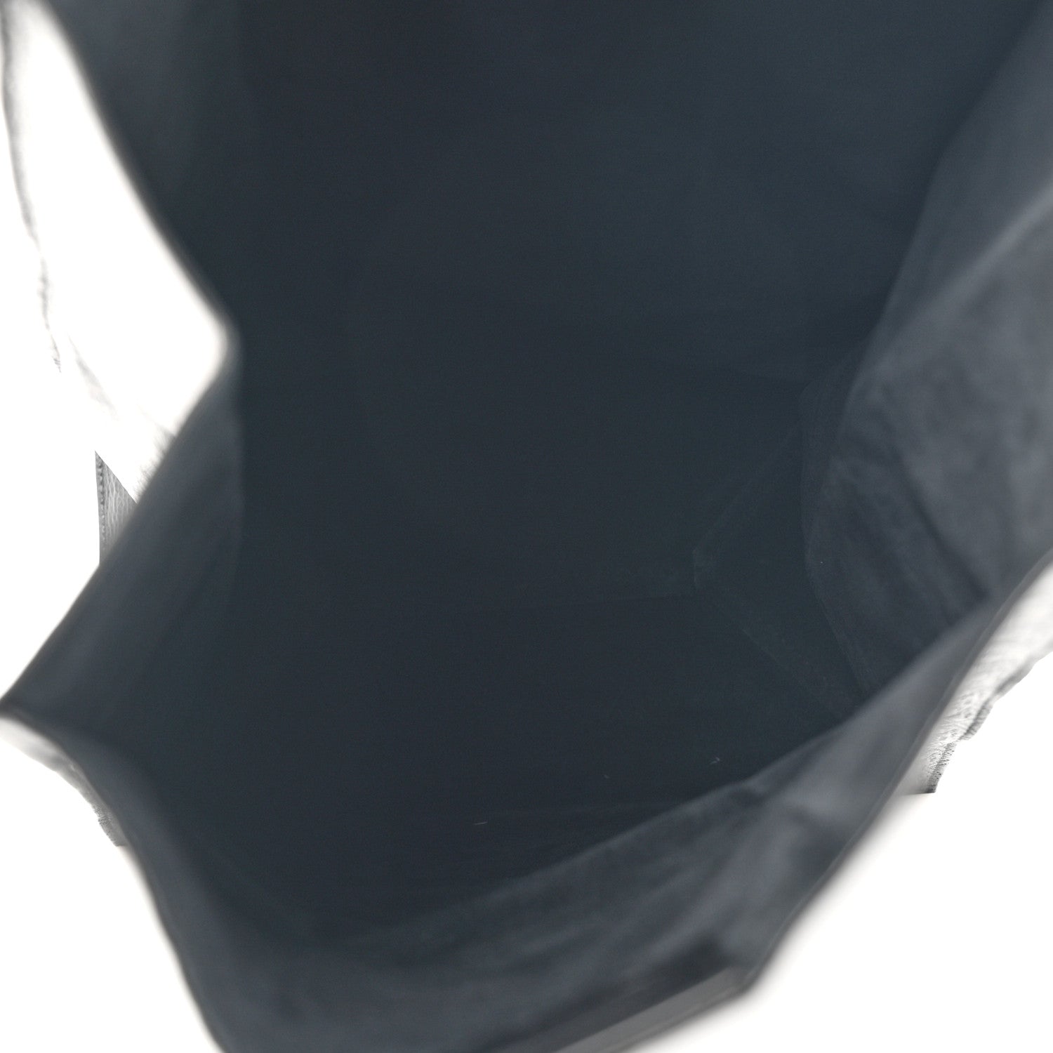 Saint Laurent Calfskin Monogram Deli Paper Bag  Vintage Black 5 of 10