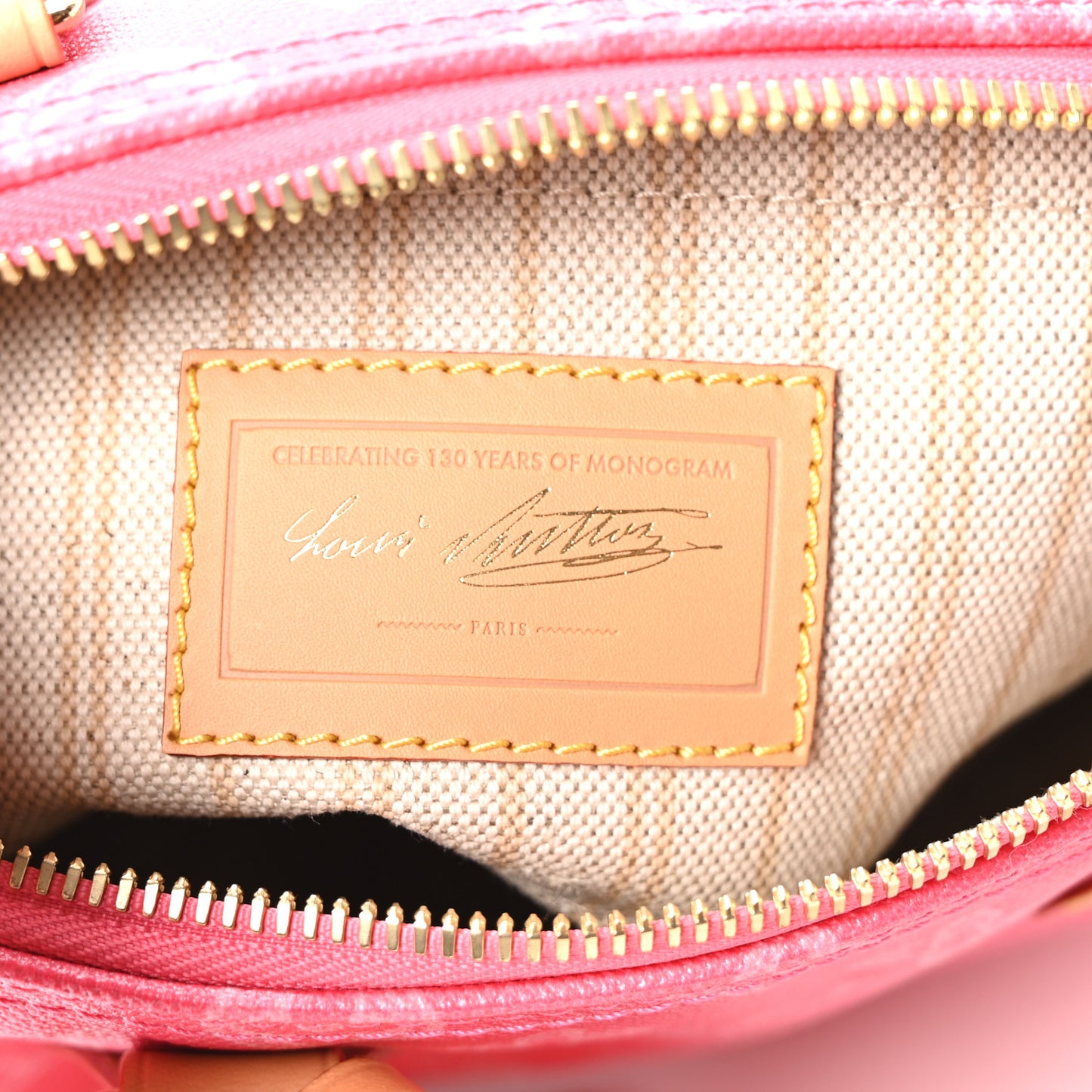 Monogram Origine Speedy Bandouliere 25 Rose Ruban