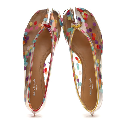 Maison Margiela PVC Confetti Printed Tabi New Ballerina Flats 39 Multicolor 2 of 9