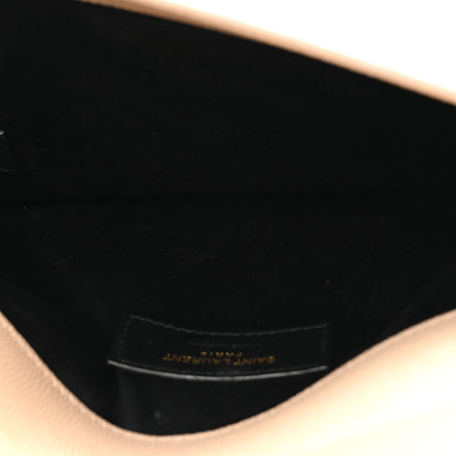 Saint Laurent Grain De Poudre Uptown Pouch Dark Beige 5 of 7