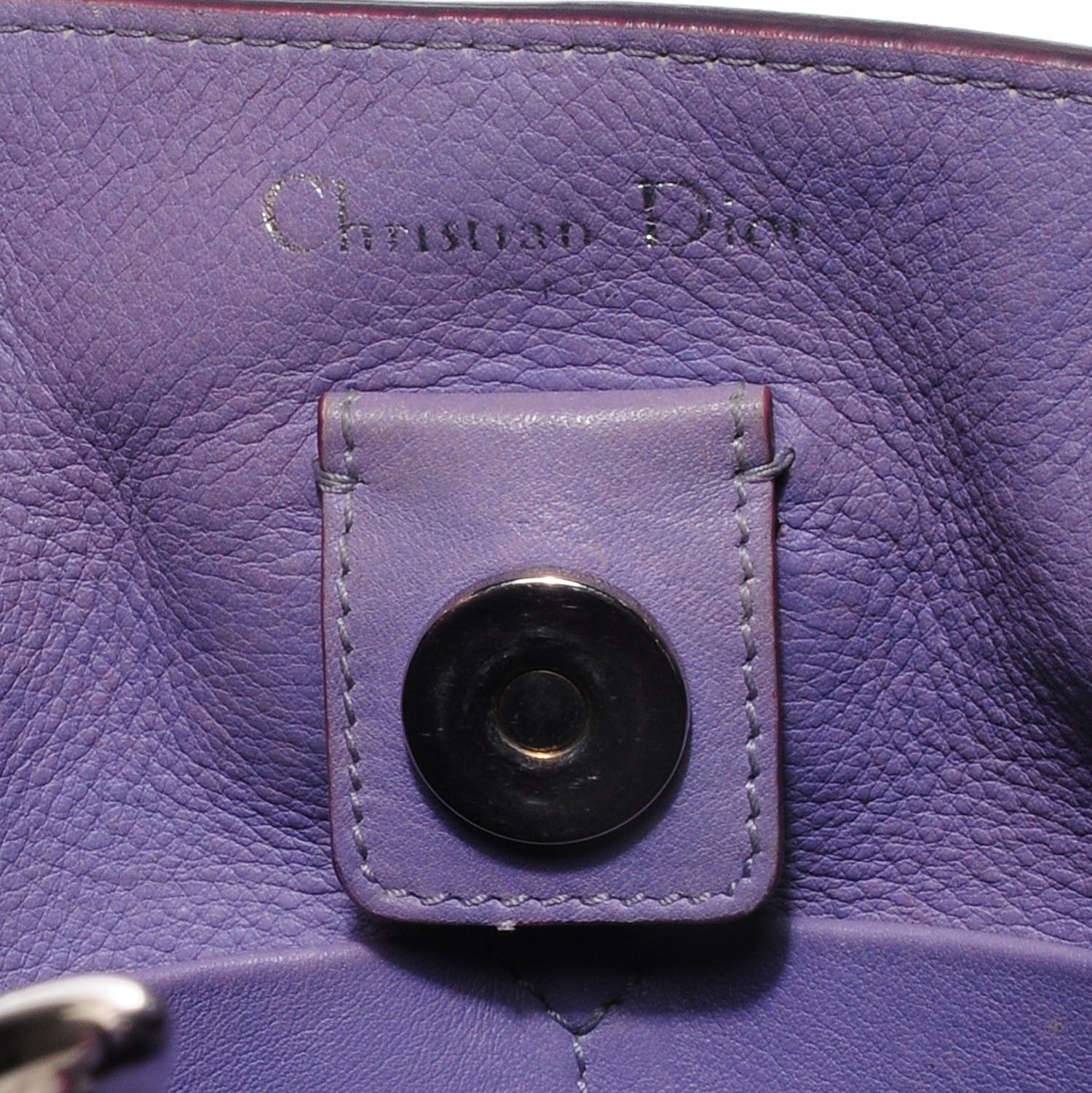 Christian Dior Calfskin Medium Diorissimo Bag White 7 of 10