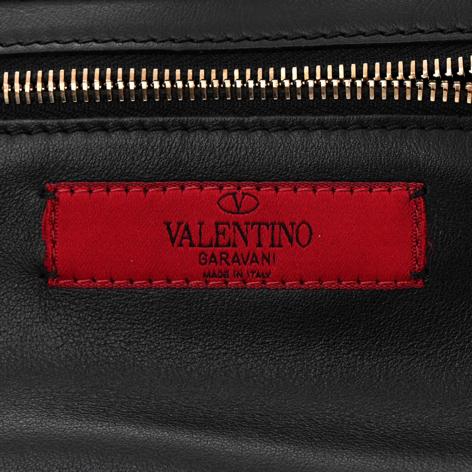 Valentino Garavani Vitello Small Rockstud Tote Black 6 of 10