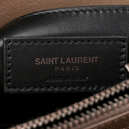 Saint Laurent Sheepskin Matelasse Chevron Monogram Medium College Bag Fard 6 of 10