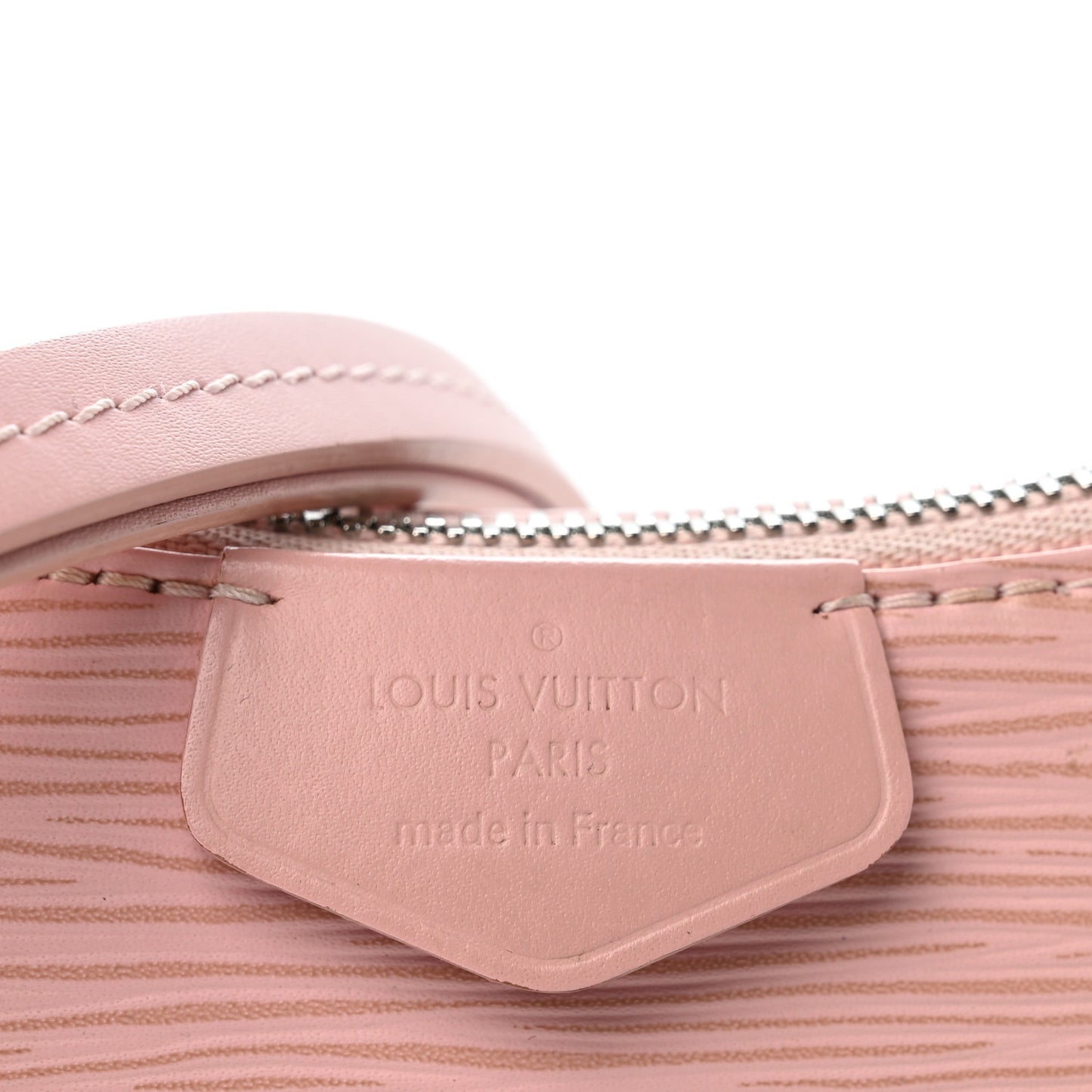 Epi Easy Pouch On Strap Rose Ballerine