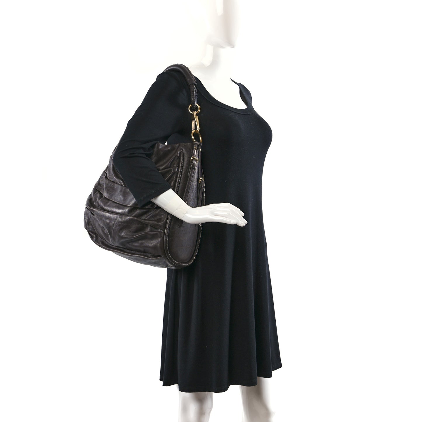 Lambskin Medium Libertine Hobo Brown
