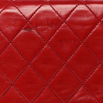 Chanel Lambskin Quilted Medium Single Flap Red 11 of 11