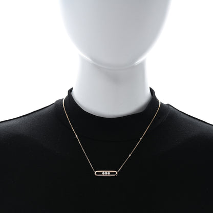 Messika 18K Rose Gold Diamond Move Pendant Necklace 3 of 5