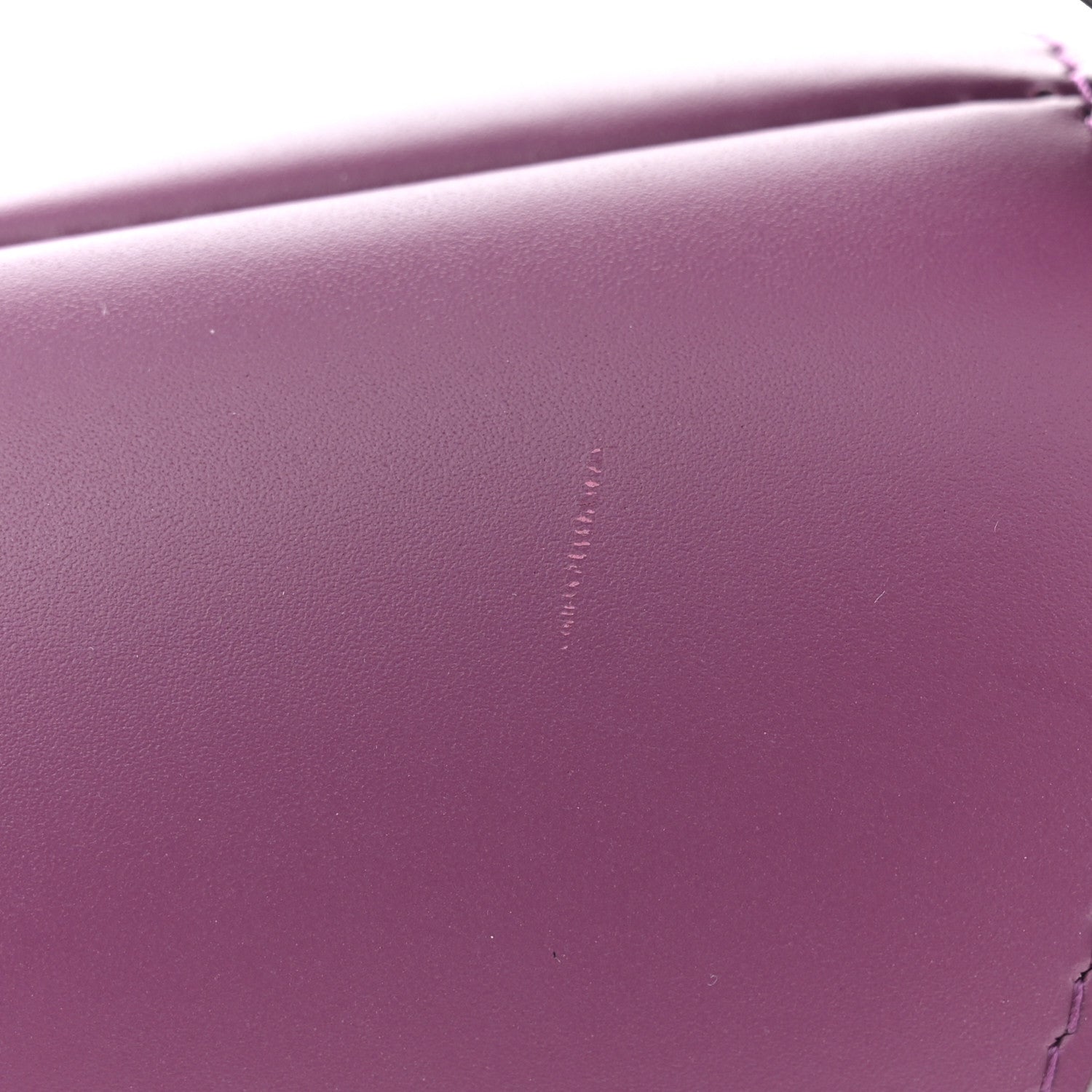 Christian Dior Calfskin Saddle Bag Purple 11 of 12