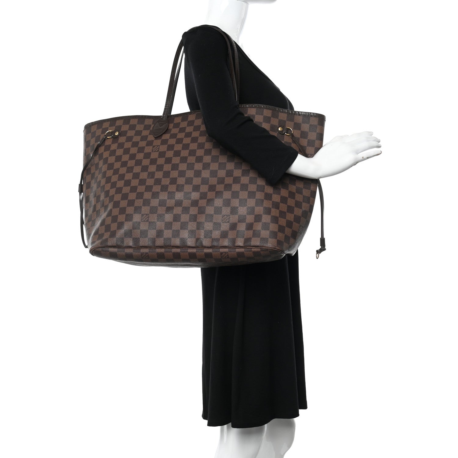Louis Vuitton Damier Ebene Neverfull GM 2 of 17