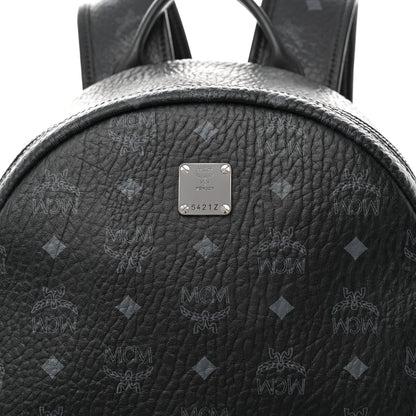 MCM Visetos Medium Stark Backpack Black 8 of 14