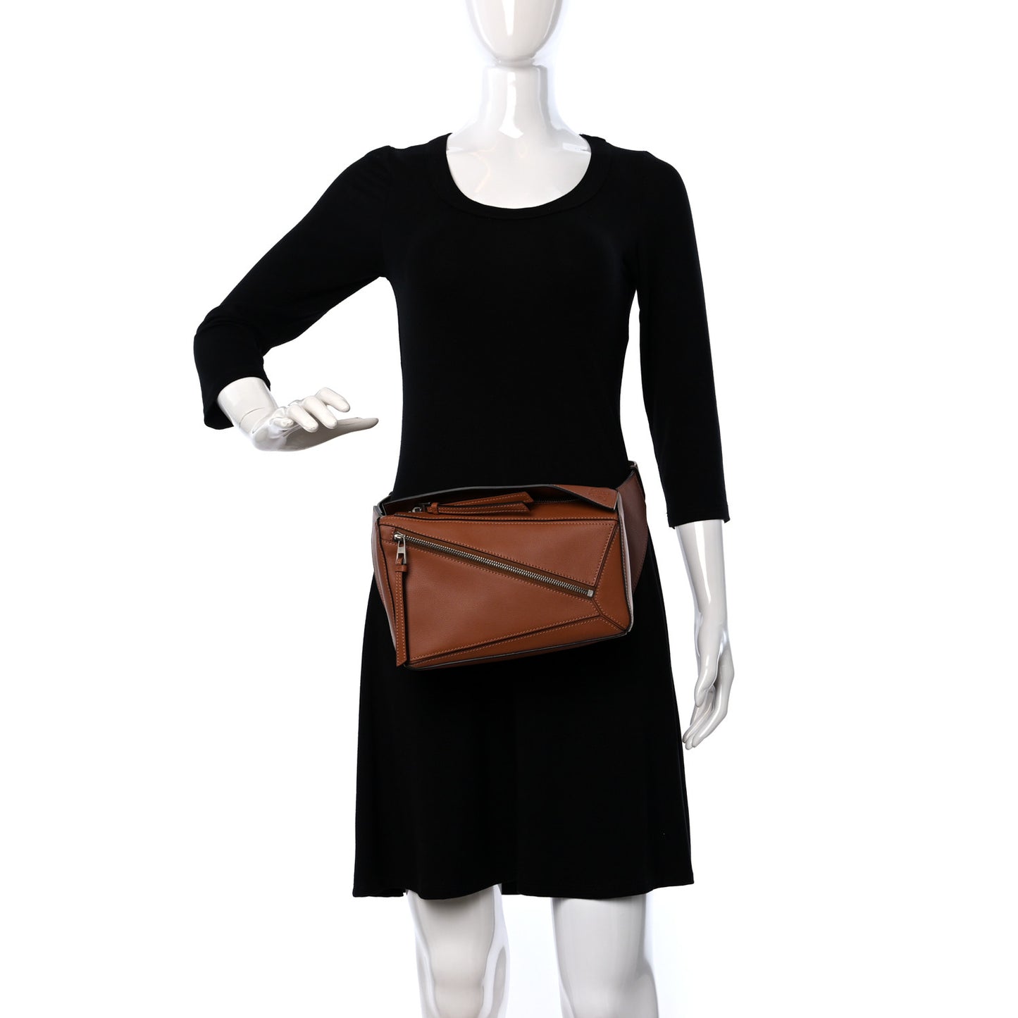 Calfskin Small Puzzle Bumbag Tan