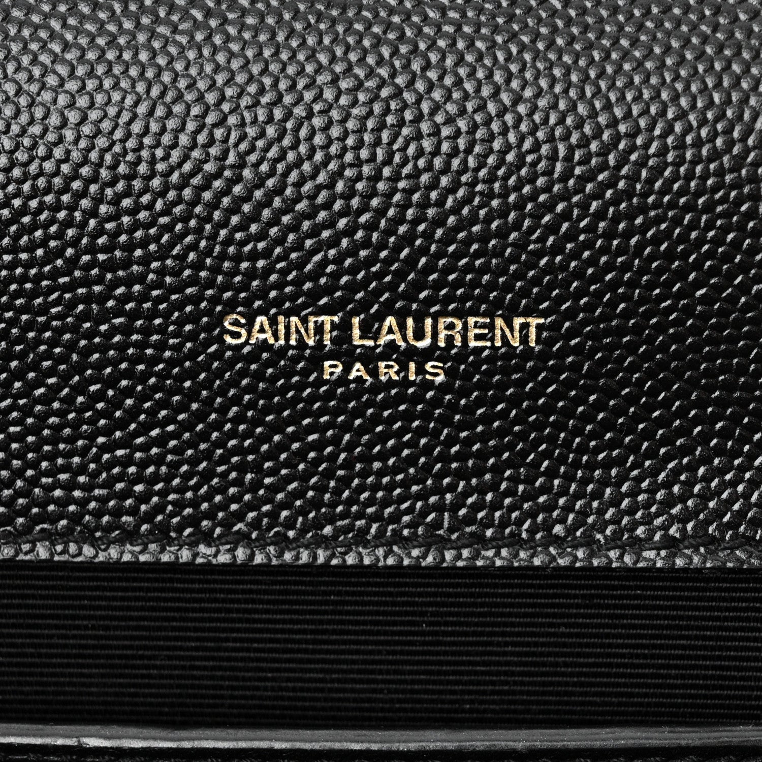 Saint Laurent Grain De Poudre Textured Mixed Matelasse Triquilt Medium Monogram Satchel Black 7 of 13