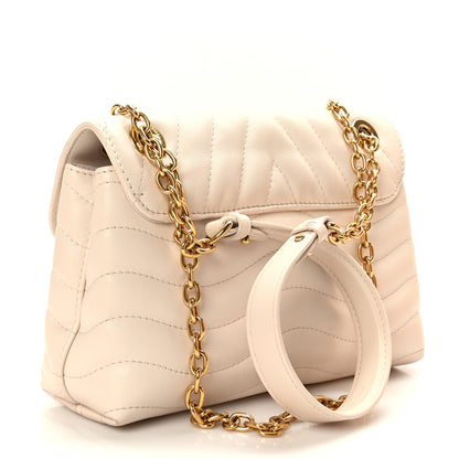 Louis Vuitton Calfskin LV New Wave Chain Bag Ivory 3 of 11