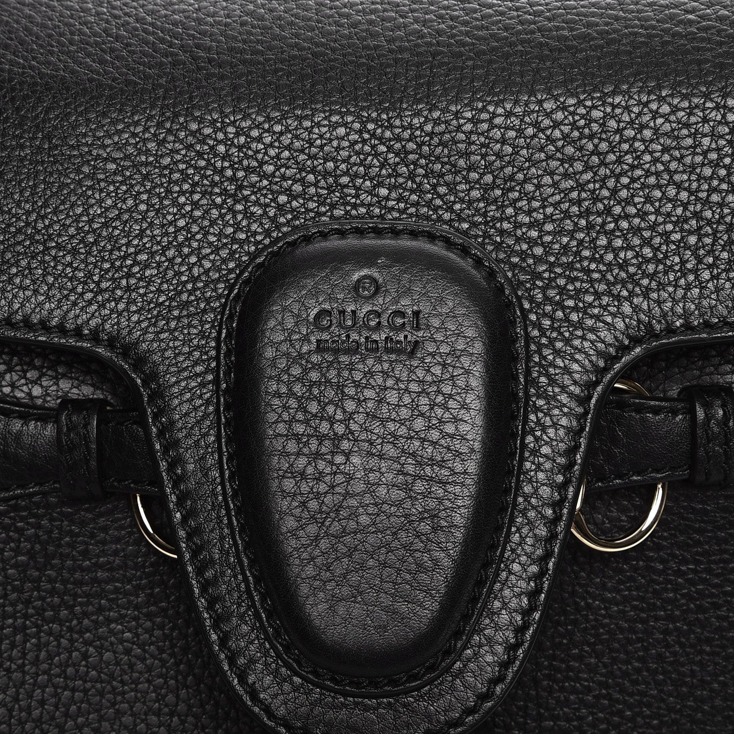 Gucci Cellarius Calfskin Large Emily Chain Shoulder Bag Black 8 of 11
