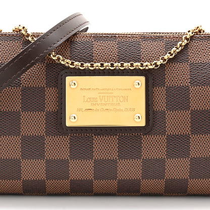 Louis Vuitton Damier Ebene Eva Clutch 17 of 21