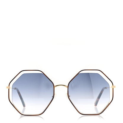 Chloe Octagonal Sunglasses CE132S Havana Brown 2 of 6