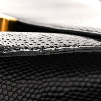 Hermes Lizard Constance 24 Black 16 of 19