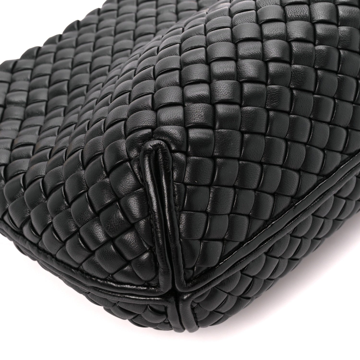 Bottega Veneta Nappa Intrecciato Small Clicker Shoulder Bag Black 10 of 11