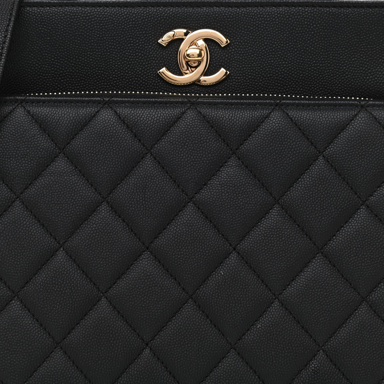 Chanel Caviar Quilted Small Business Affinity Shopping Bag Black 8 of 11